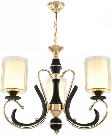 Подвесная люстра Arte Milano Florentia-2237 302237/3 Bk/Gd (220V, на цепи)