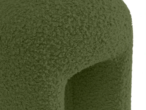 Пуф ОГОГО Shaggy (Искусственный мех/Зеленый)