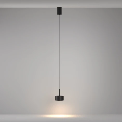 Подвесной светильник Maytoni Glare P102PL-12W3K-B (LED, 220V, на проводе, круглые)