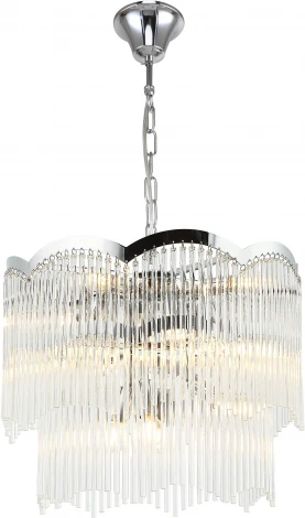 Подвесная люстра ярусная Stilfort Seauty 2121/09/12P (220V, хрусталь, на цепи, круглые)