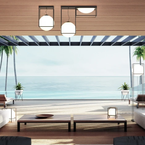 Потолочная люстра Mantra Desigual 7602 (220V, шар, куб)