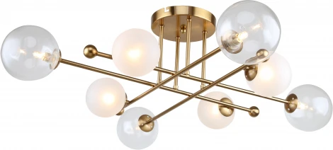 Потолочная люстра на штанге Balance 2991-8P (220V, шарики)