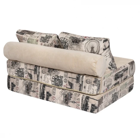 Бескаркасный диван Dreambag PuzzleBag Челси Бежевый XL 4906600