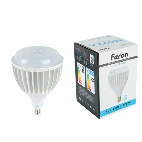 Лампа светодиодная 200W 175-265V E27-E40 6400К Feron LB-655 51949