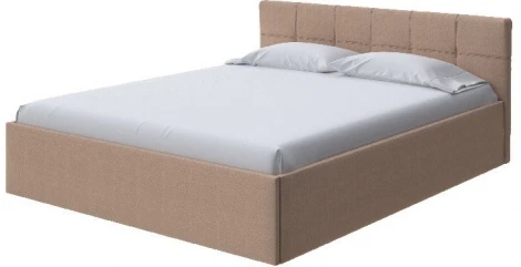 PROxSON Кровать Domo Plus (Ткань: Рогожка Savana Camel (бежевый)) 90x200