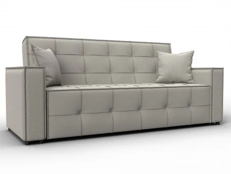 Диван-книжка Лига-067 (ДВП,Дерево/Пластик/Рогожка/Бежевый) Лига Диванов 129825