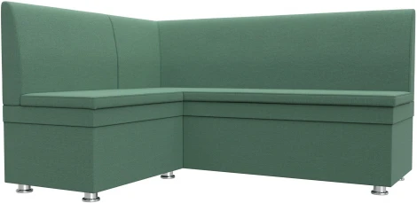 Диван кухонный угловой Уют левый угол (Зеленый/Рогожка) Лига Диванов арт.125825L