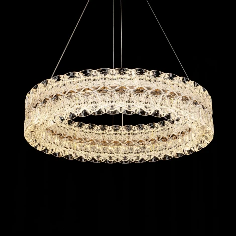 Подвесная люстра светодиодная с пультом с регулировкой цветовой температуры Modelux ML.8185.600 GD