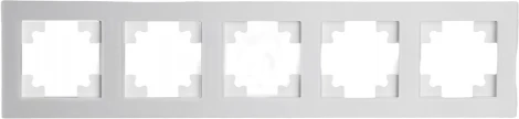 Рамка на 5 постов (белый) Stekker Катрин 49598