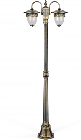 Наземный фонарь Oasis Light KRAKOV 1 L 87208LA/18 Gb (220V, фонарь, под старину, IP44)