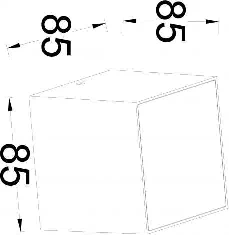 Потолочный светильник уличный светодиодный Oasis Light TUBE LED W3891-3K Bl