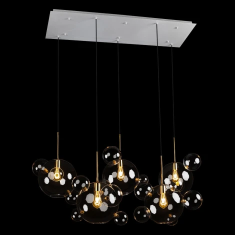 Подвесной светильник Loft It Bolle 2034-S5 (220V, на проводе, шарики, молекулы)