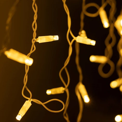 Светодиодная гирлянда ARD-EDGE-CLASSIC-2400x600-WHITE-88LED-FLASH Warm/Warm (230V, 6W) (IP65)