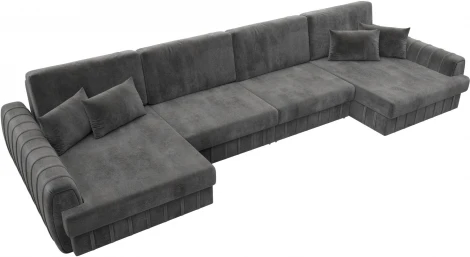 Диван П-образный Лига-057 НПБ Лонг Лига Диванов (Велюр) арт.129335