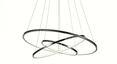 Подвесной светильник светодиодный Newport 15000 15303/S black glossy (220V, на тросе)