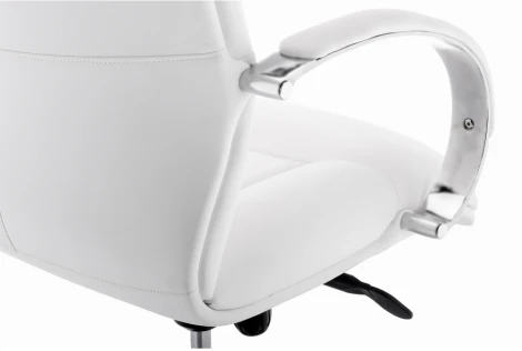 Компьютерное кресло Woodville Osiris white / satin chrome 15425