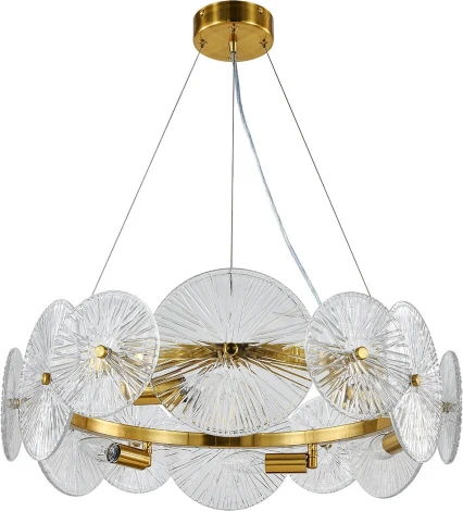 Подвесной светильник (12021/6P Brass) Indigo Miele V000604 (220V, на тросе, круглые)