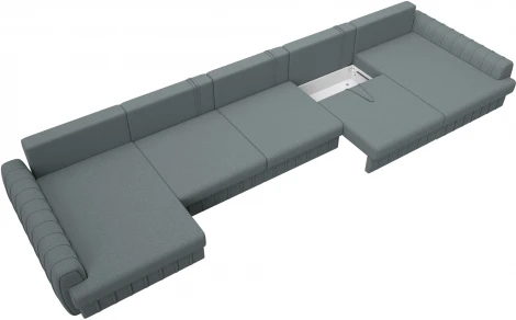 Диван П-образный Лига-057 НПБ МегаЛонг Лига Диванов (Рогожка) арт.129352