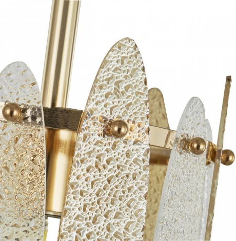 Потолочная люстра хрустальная на штанге Arte Milano Sorrento-4309 374309/1/80/190 GD (220V)