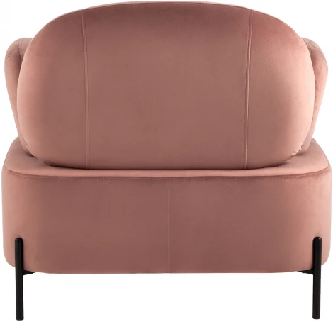 Кресло Stool Group Кэнди с подлокотниками велюр пыльно-розовый УТ000035880