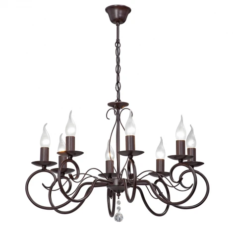 Подвесная люстра Vitaluce V3804-7/8 (220V, на цепи, свеча)