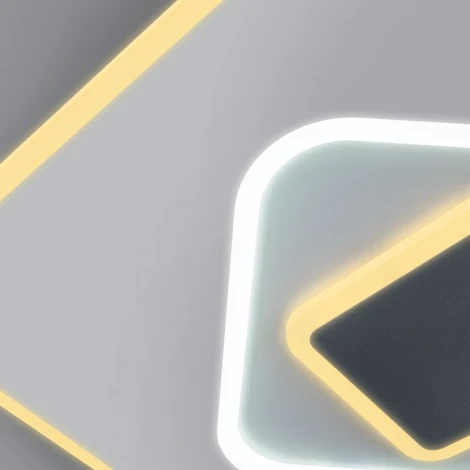 Потолочный светильник Eurosvet Just 90218/1 белый/ серый