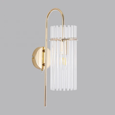 Бра Lumion Opulenta 8413/1W французское золото/прозрачный, металл/стекло Е14 40W 220V