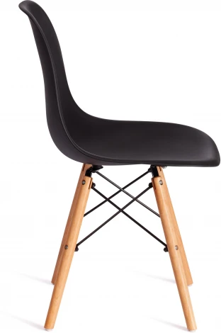 Стул CINDY (EAMES) (mod. 1801) / 2 шт. в упаковке Tetchair (Дерево бук,Металл,Пластик/Черный) арт.24423