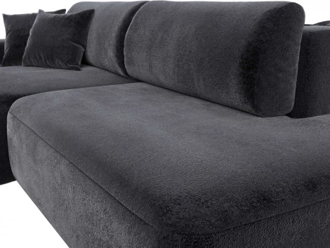 Диван угловой Лига-036 НПБ Модерн левый угол Лига Диванов (Велюр) арт.127783L