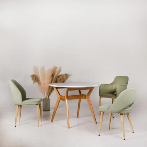 Кресло Ledger Сканди Браун R-Home арт.41012440_БраунНДуб