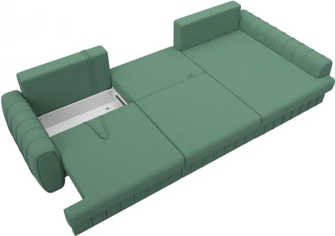 Диван угловой Лига-057 НПБ Лонг угол правый Лига Диванов (Рогожка) арт.129296