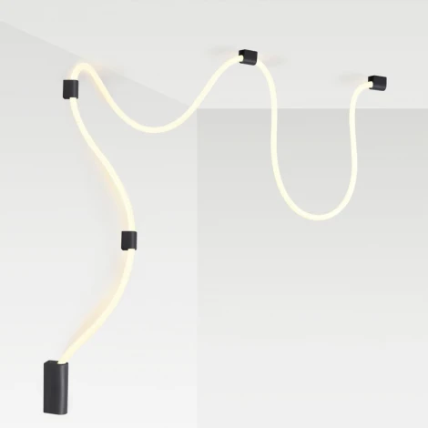 Настенно-потолочный светильник с гибким неоном Odeon Light Corda 4391/30CL (LED, 220V)