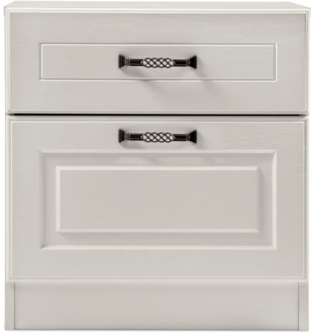 Тумба прикроватная Mobi Ливерпуль 08.146 белый / ясень ваниль НМ-1012-100 пвх 339694