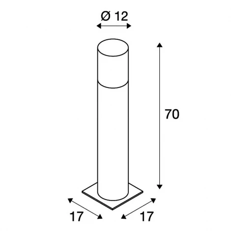 Наземный светильник Slv Lisenne 1000666