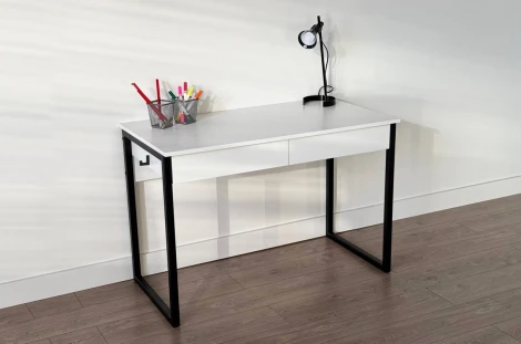 Стол Юниор Mebelson (ЛДСП,Металл/Светлое дерево,Черный) арт.SMU-01.3261