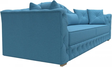 Диван прямой Артис (Голубой/Рогожка) Лига Диванов арт.123266