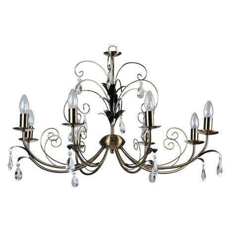 Подвесная люстра IDLamp 835 835/8-Oldbronze