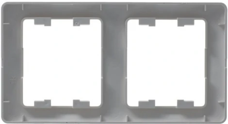 Рамка на 2 поста (перламутровый) Systeme Electric Glossa GSL000606