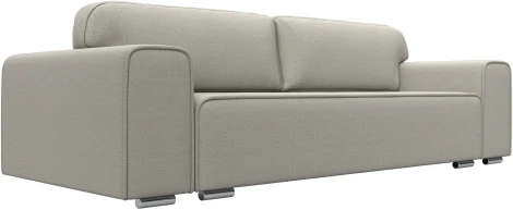 Диван прямой Лига-029 (Бежевый/Рогожка) Лига Диванов арт.122651