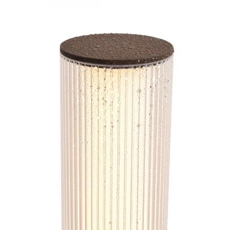 Уличный наземный светильник Odeon Light Cortena 7180/18GL коричневый/акрил/металл IP65 LED 18W 2054Лм 3000K 281° 220V