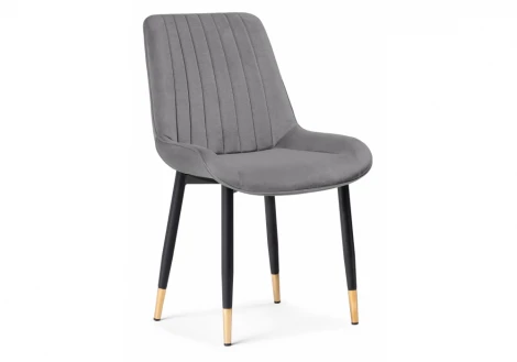 Стул Woodville на металлокаркасе Seda 1 dark gray / gold / black 15285