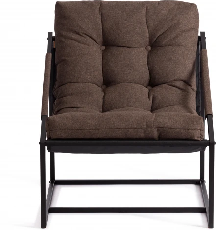 Кресло Charli / Чарли без подлокотника Tetchair (Рогожка/Коричневый) арт.24901