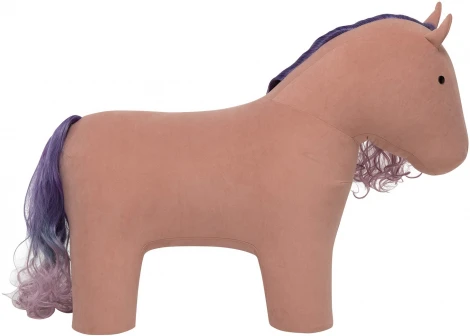 Пуф Leset Horse (Фанера,ДСП,Велюр/Бежевый) арт.4687206423176