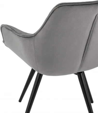 Стул вращающийся Сеул велюр темно-серый УТ000035941