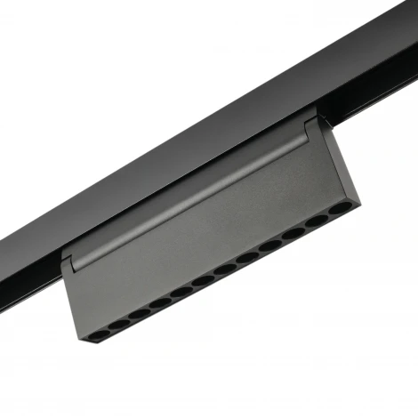 Трековый светодиодный светильник 48V магнитный MyFar ФлоуПоинт MT0213-12W3K-B