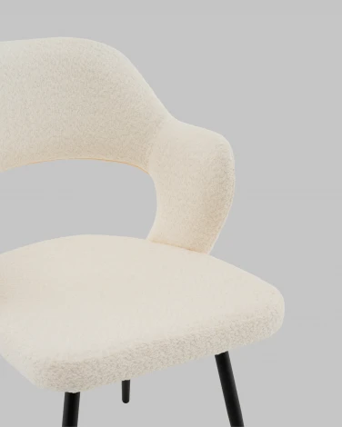 Стул Роккиана букле молочный Stool Group арт.УТ000041357