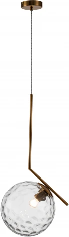 Подвесной светильник Dolce V000118 (11007/1P Clear) (220V, на проводе, шар)
