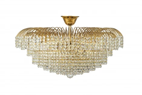 Потолочная люстра буше Arti Lampadari Elba E 1.2.60.100 G (220V, хрусталь)
