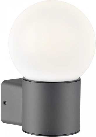 Уличный настенный светильник Escada 30001 30001W/01 E27*20W IP44 Dark grey