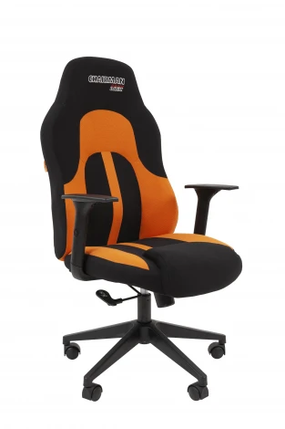 Кресло Chairman game 11 Россия ткань черн./оранжевый
